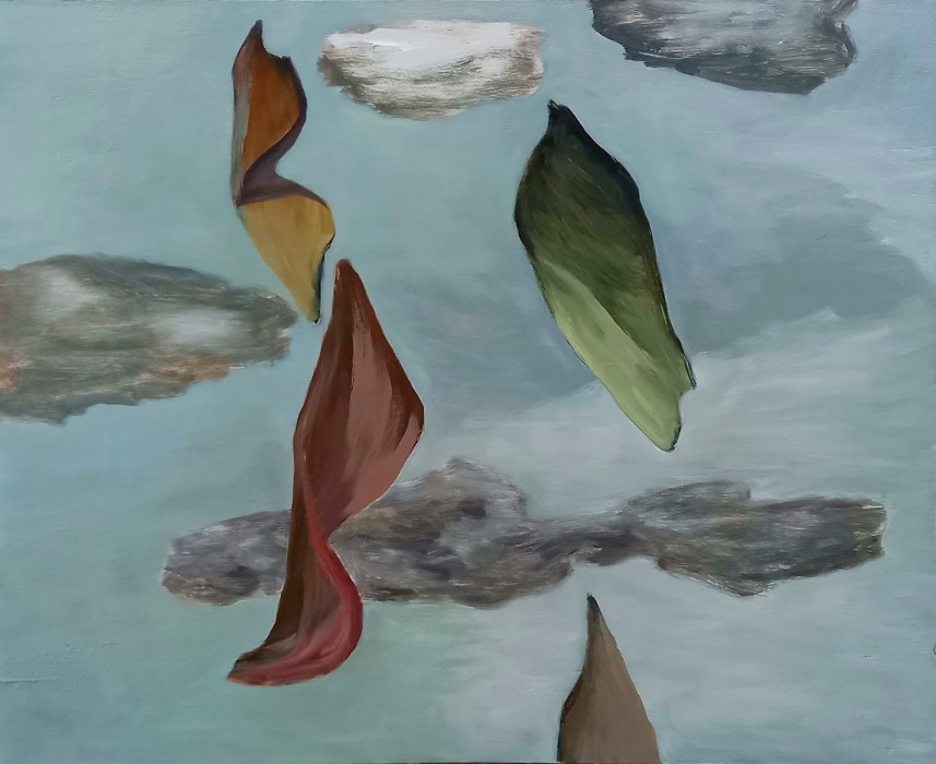 Four Falling Leaves