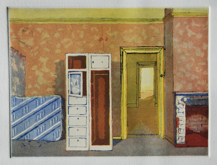 Brenkley Schoolhouse (etching)