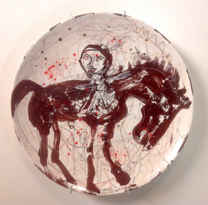 Carlos Barrios - Brown Horse Plate
