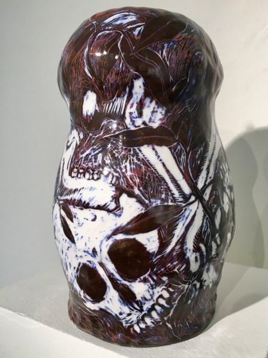 Skull Vase