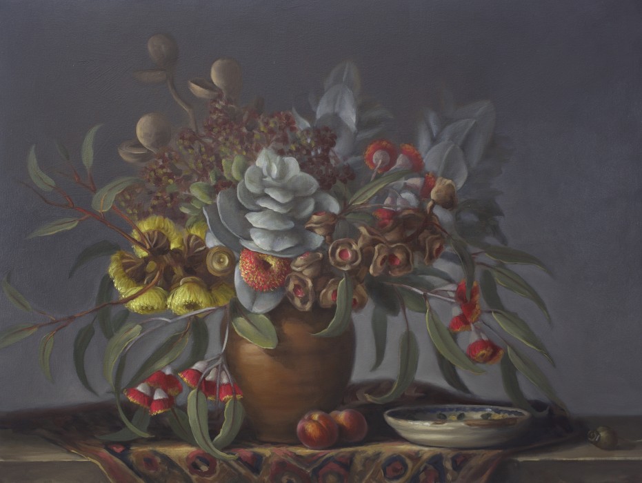 Eucalyptus Flowers & Peaches