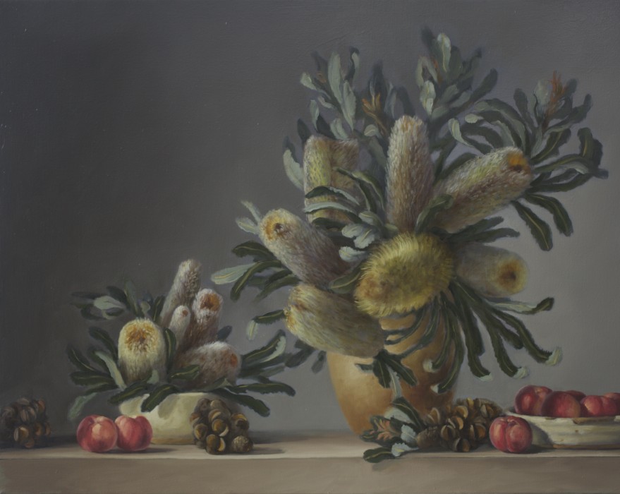 Banksia with Peaches