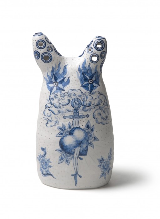 Trust in Human's Heart: Tulip Vase 2013  - Front