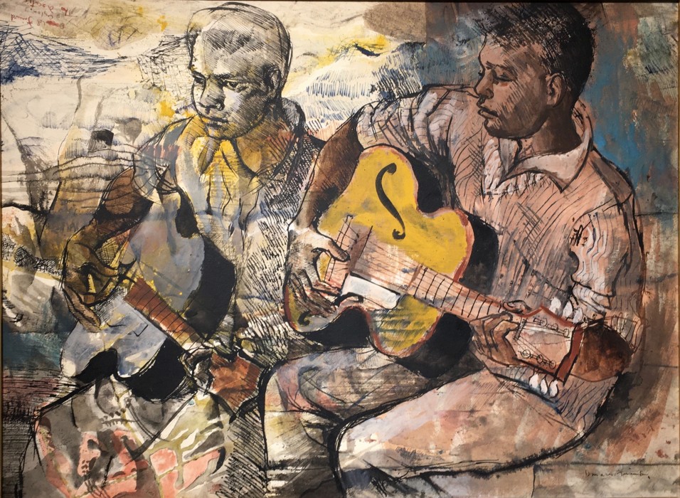 Donald Friend - The Guitar Players