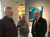 Dom with Nicholas & Ray - Carlos Barrios opening.