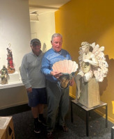 Dom & Ted with "Merman Chalice" by William Eicholtz.