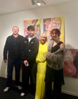 Anne Marie Cummins & family at Anne Marie's opening drinks '25.