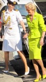 Her Excelency, The Governor General, Quentin Bryce arriving at the gallery.