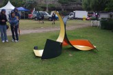 Linda Bowden's "Reclining Figures" in Tamarama Park.