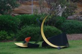 Linda Bowden's "Reclining Figures" - Sculpture by the Sea, Bondi 2012.