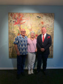 With Julianne Ross Allcorn - opening drinks for â€œA Garden Lost in Time"