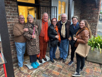 John Earle opening Drinks.