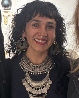 Katherine Castillo Alférez on her opening drinks day.